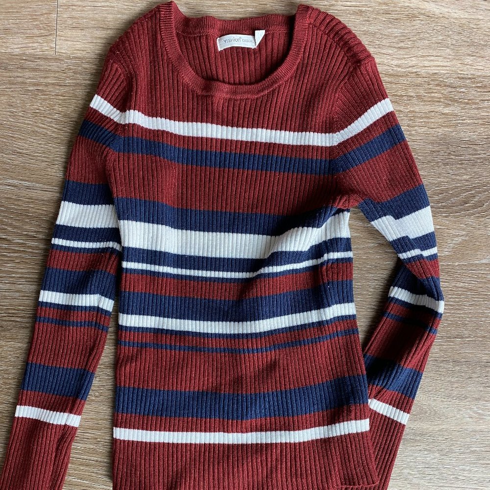 Tight stripped sweater
